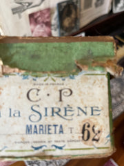 SOLD Antique Corset Box ephemera as is