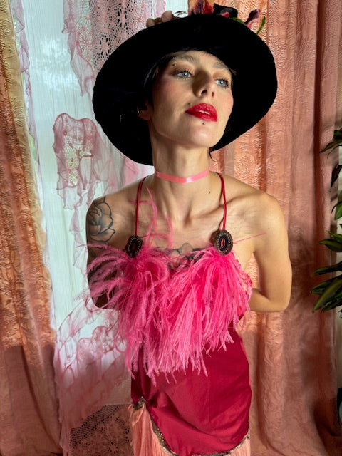 Hollywood Babylon Part Deux True Edwardian Velvet and Floral Hat