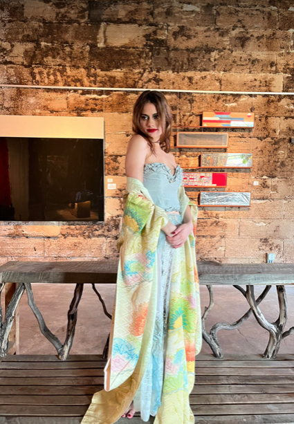 Authentic Vintage Green Gardens Kimono
