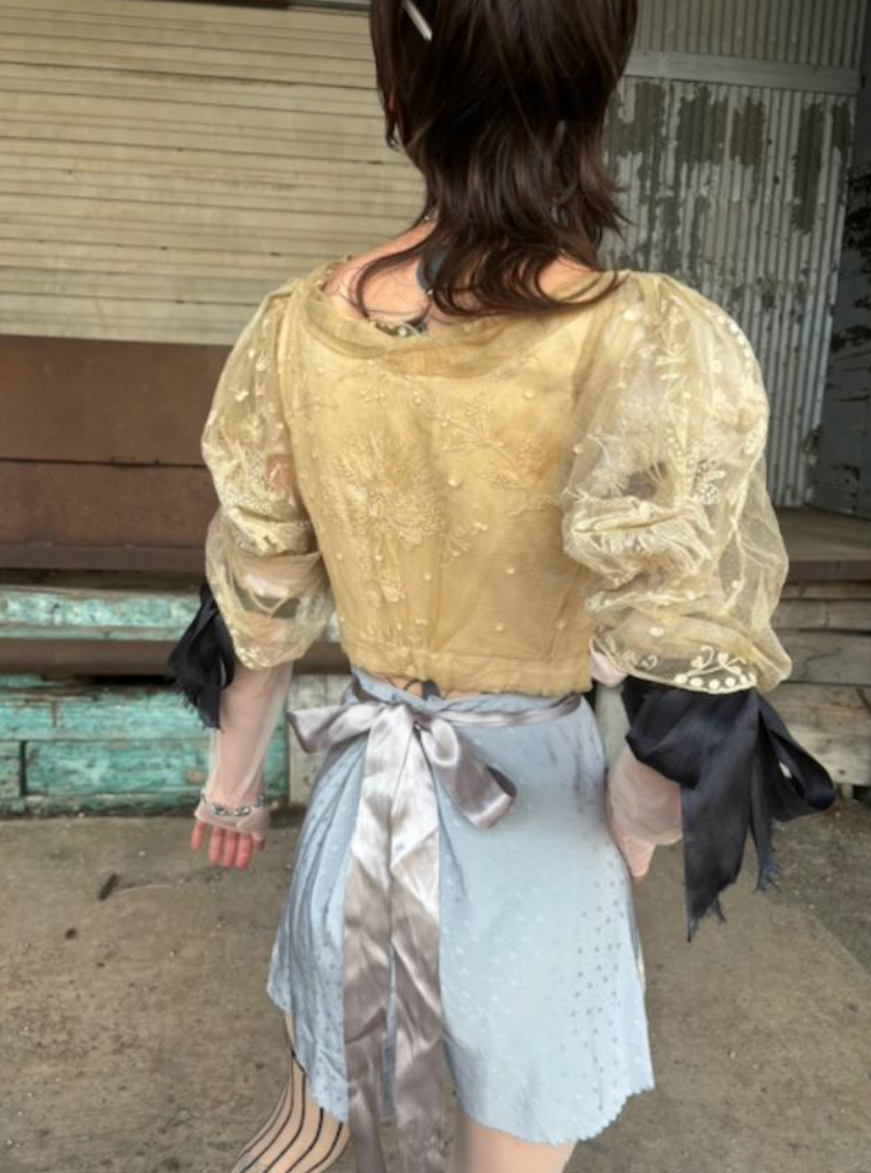 Vintage Victorian Lace Bridal Bodice