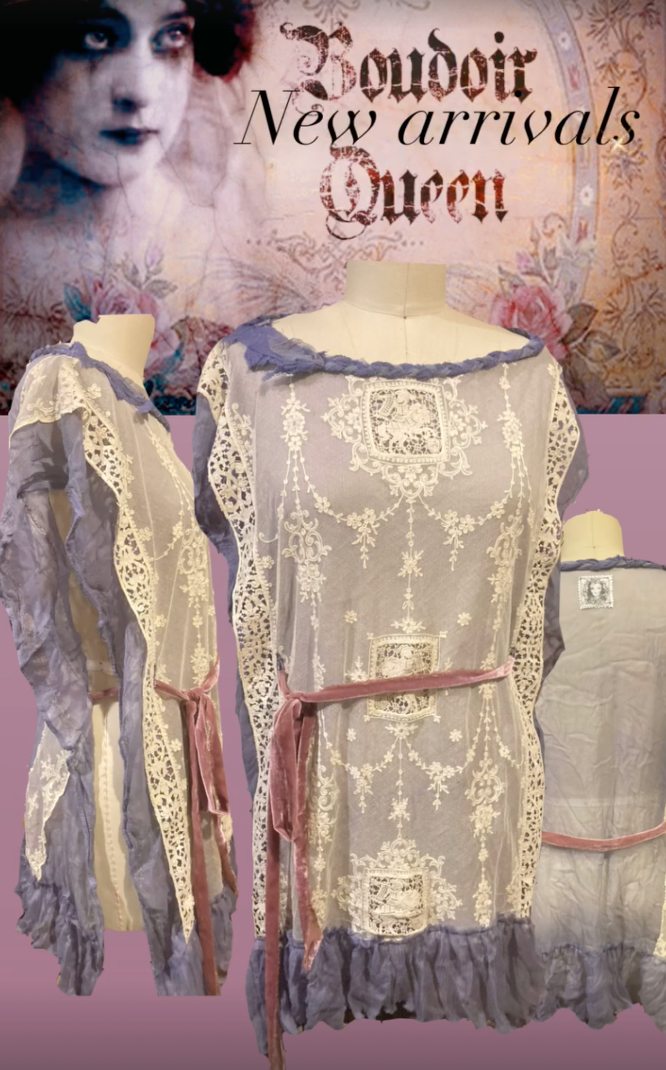 SOLD BoudoirQueen Tabard Dress