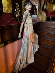 Boudoir Queen Cami Tabard with Velvet silk and Lace