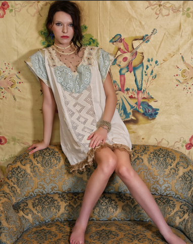 Boudoir Queen Back in Time Tunic Dress/Top Baby Doll