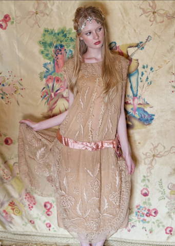 COMING SOON Stunningly Beautiful Edwardian Antique Lace Dress Size M/L