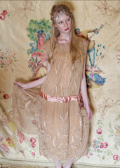 SOLD PRE-SALE Stunningly Beautiful Edwardian Antique Lace Dress Size M/L