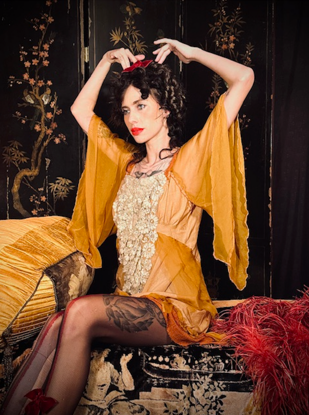 The Valmont Dress Top Hangs Free New Boudoir Queen