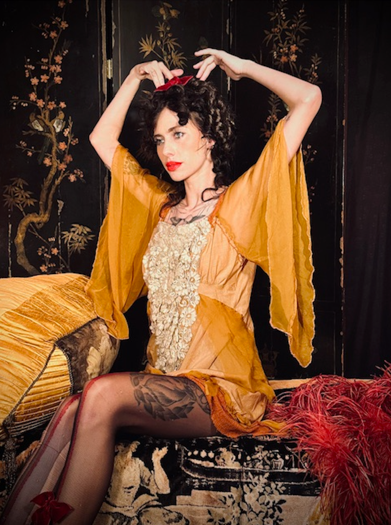 The Valmont Dress Top Hangs Free New Boudoir Queen