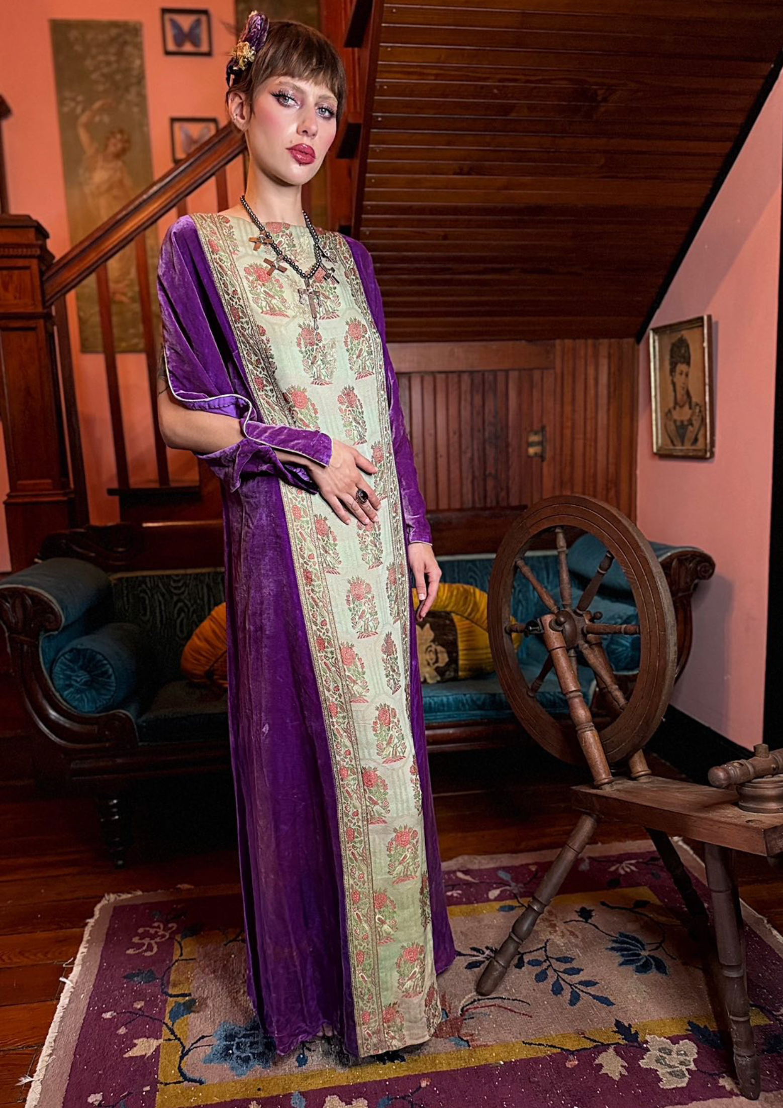 Hollywood Babylon Collection Sleeping Beauty Dress Silk Velvet 1931