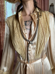 Anita Pallenberg Vibe 1950's (Whiting & Davis) Snake Necklace and Belt