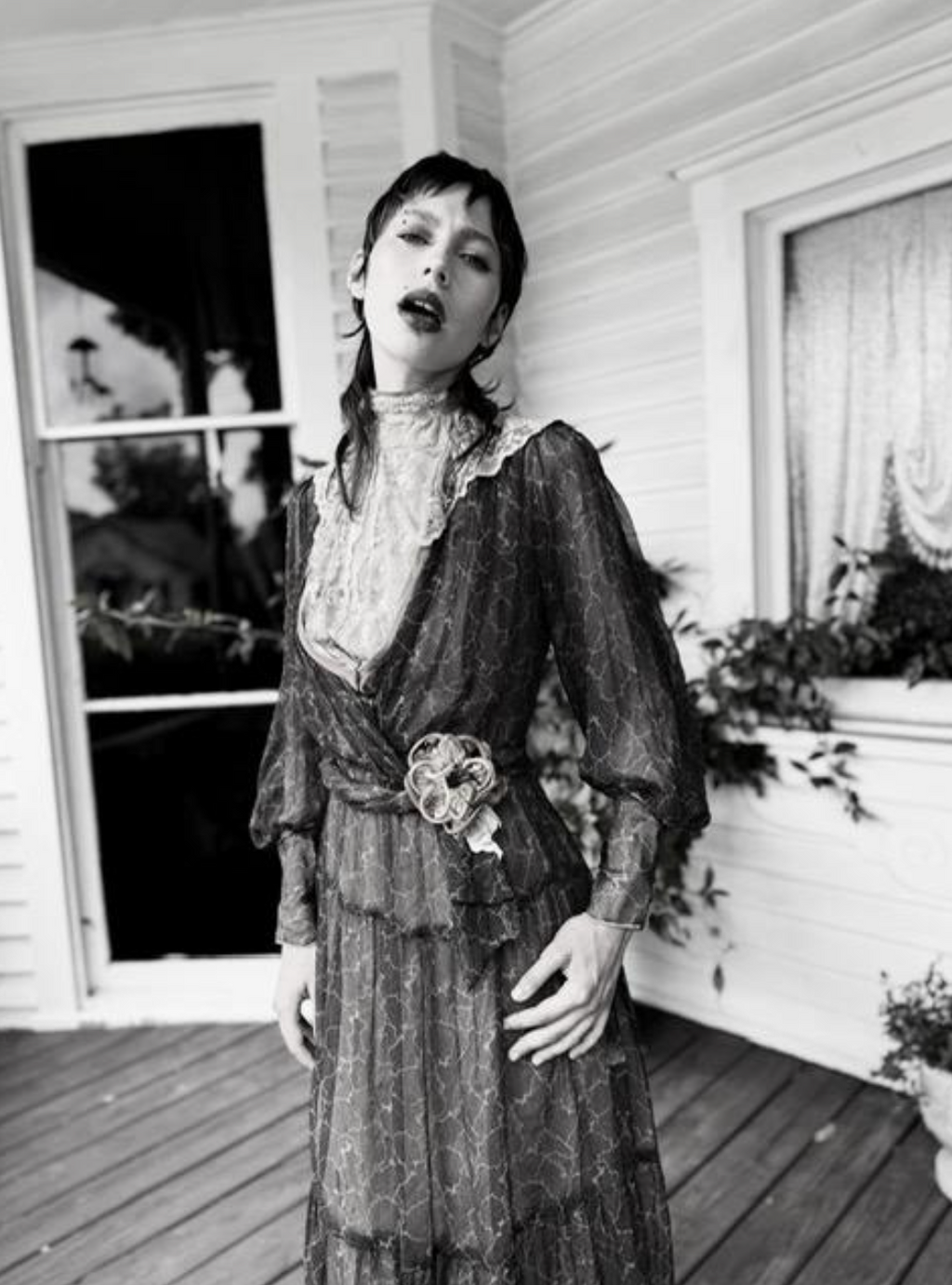 Hollywood Babylon Apparition Dress Authentic Edwardian