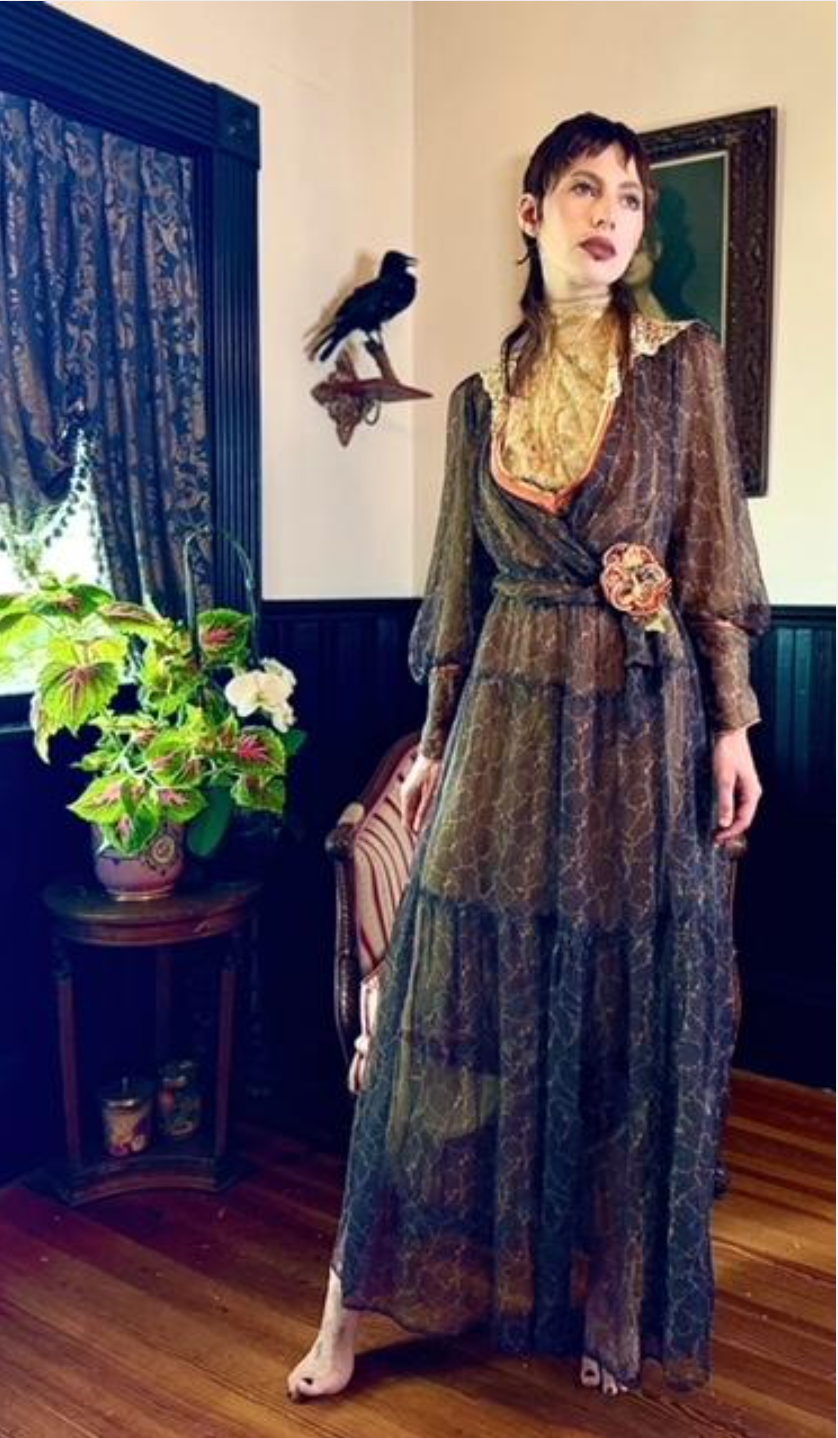 Hollywood Babylon Apparition Dress Authentic Edwardian