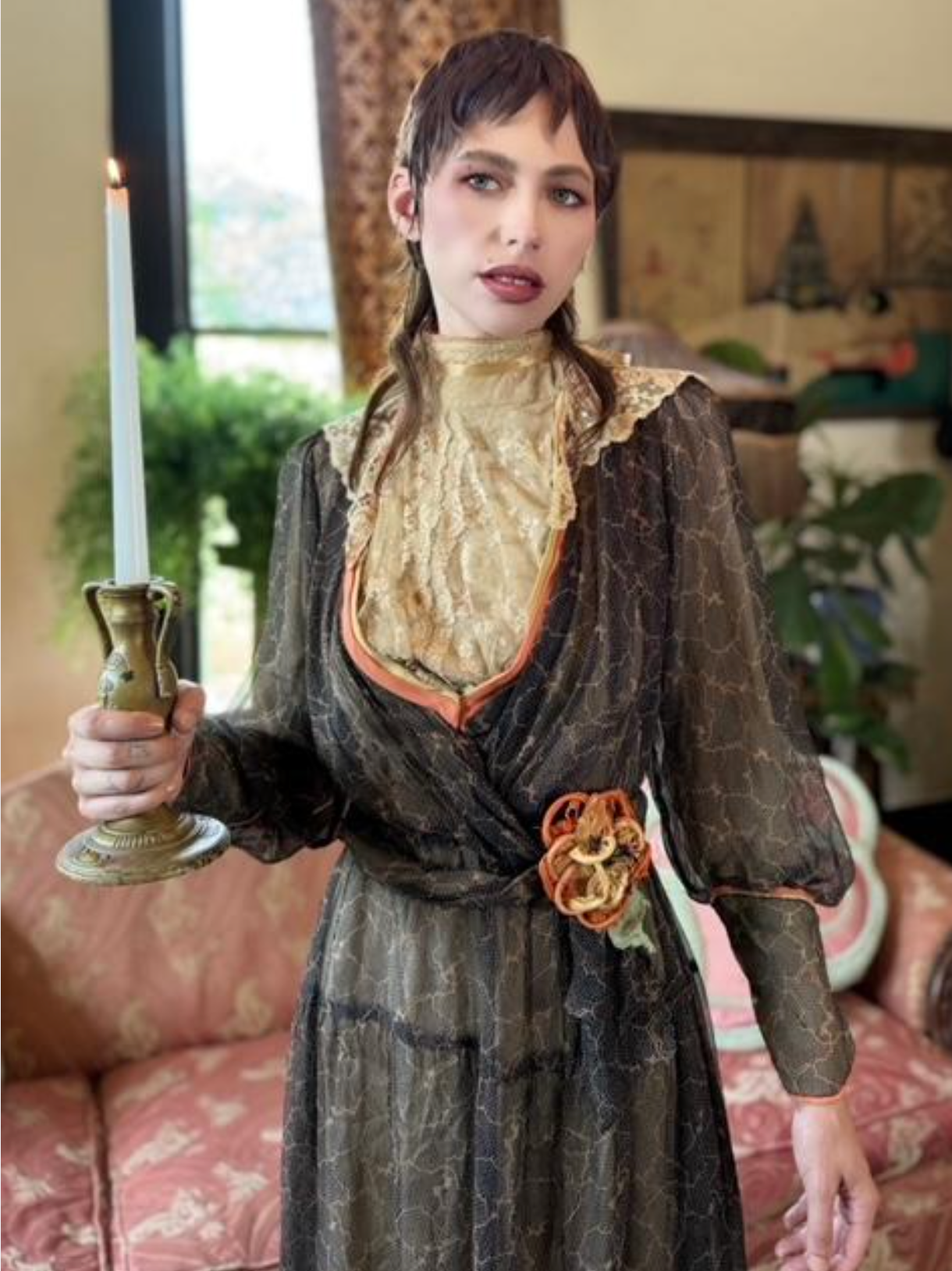 Hollywood Babylon Apparition Dress Authentic Edwardian