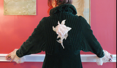 EMERALD GREEEN ANNA KARININA COAT AS SEEN IN AUSTIN MONTHLY MAG TOP SELLER