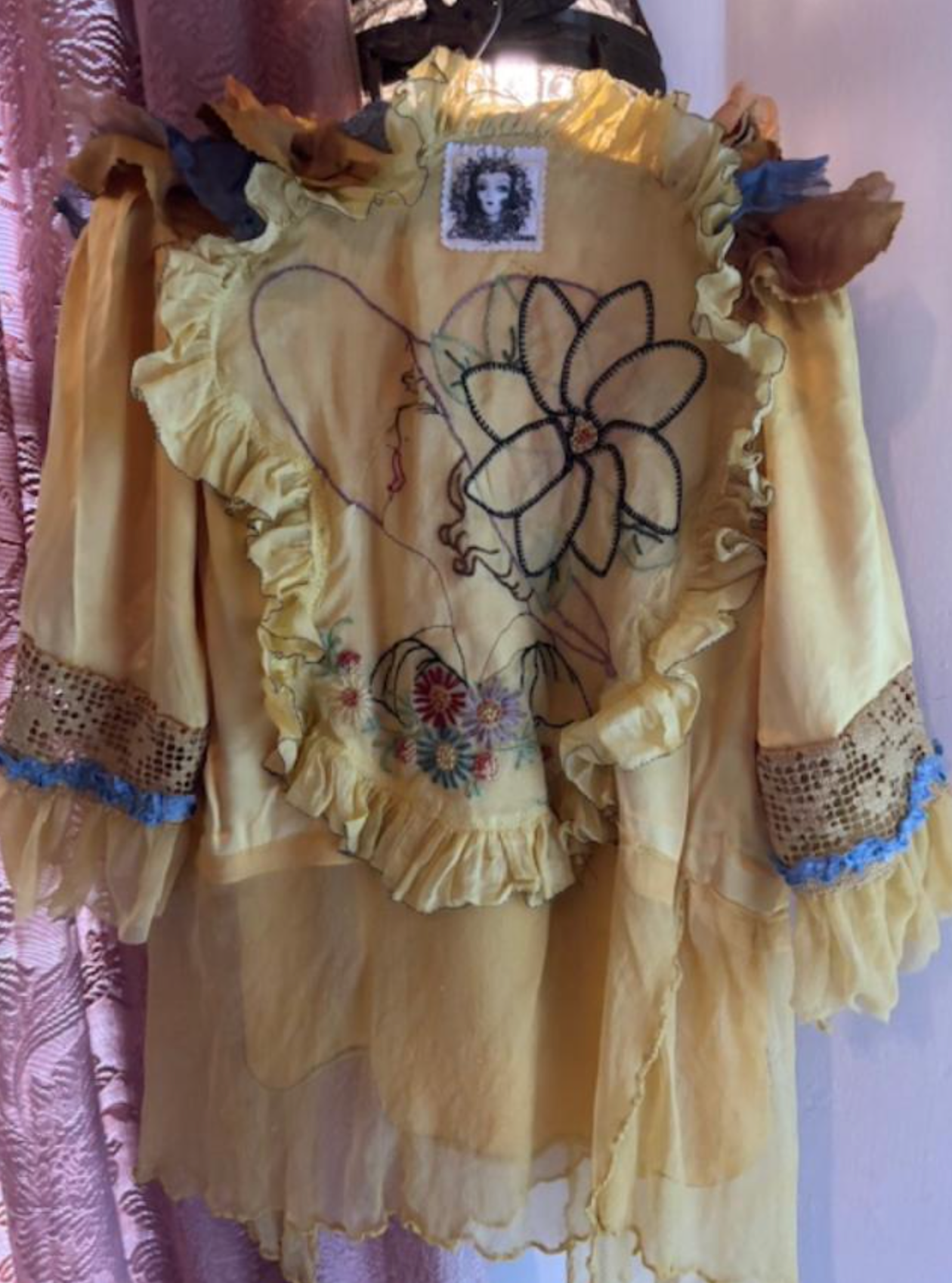 SOLD OUT Boudoir Queen Bed Jacket as seen in Vogue