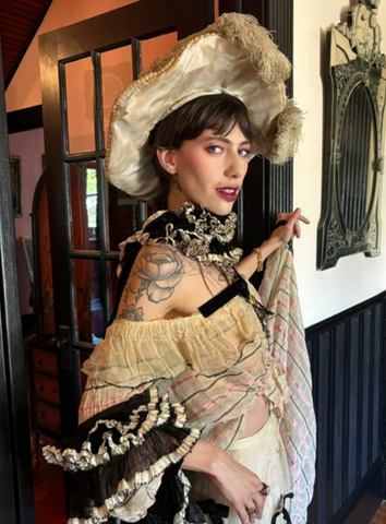 Authentic Gibson Girl Platter Hat