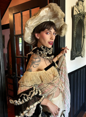 Authentic Gibson Girl Platter Hat