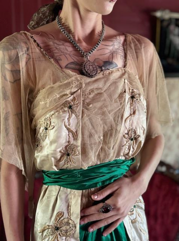 Jack: "Where to, Miss?" Rose: "To the stars." Titanic Dress with encrusted stones