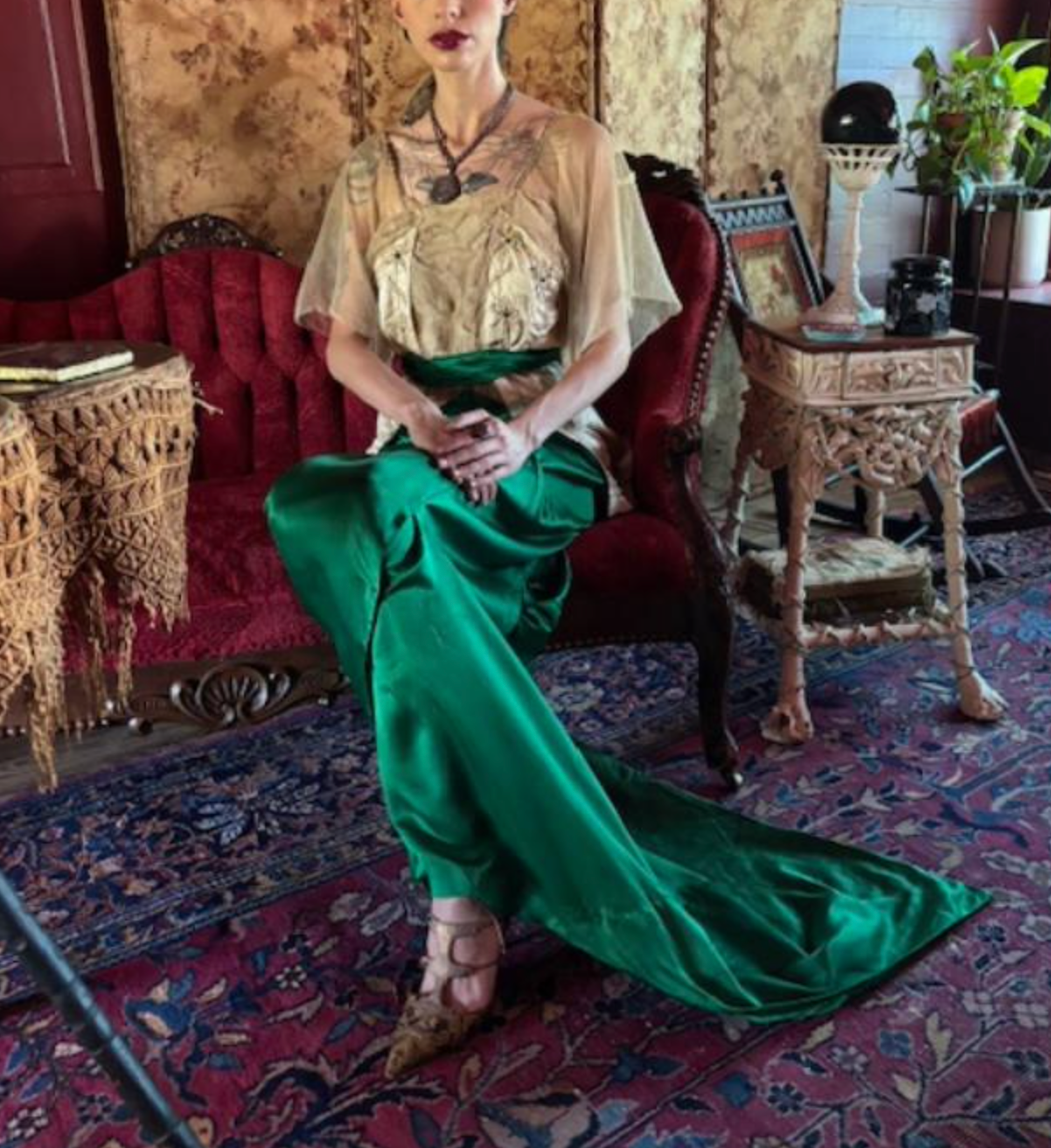 titanic rose green dress 10 Best Green Costumes from Period Movies