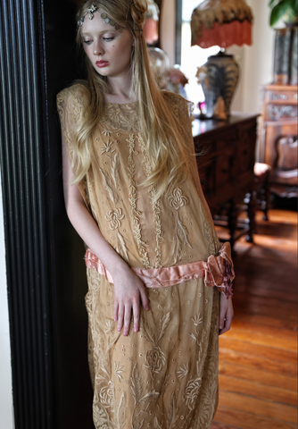 COMING SOON Stunningly Beautiful Edwardian Antique Lace Dress Size M/L