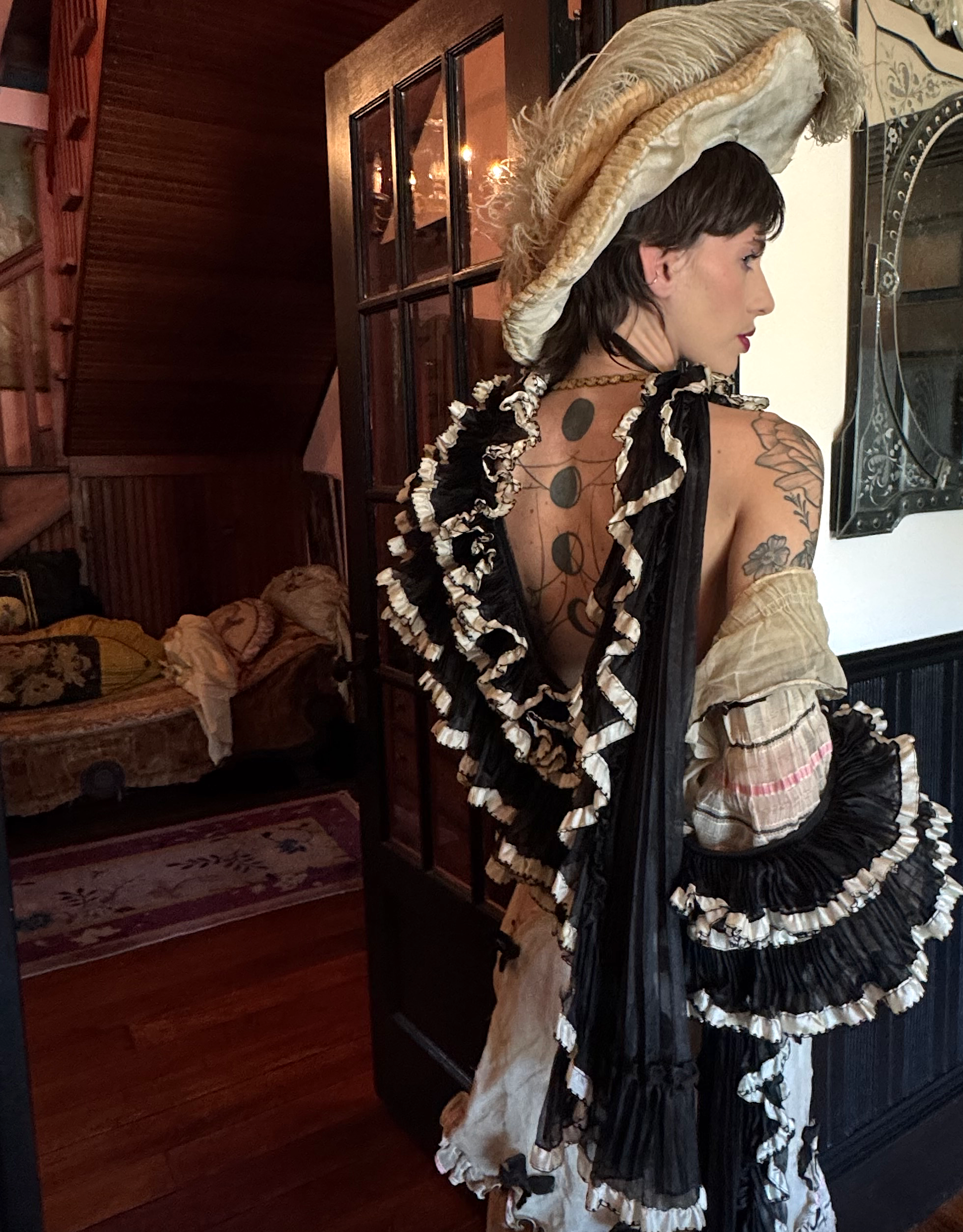 Authentic Gibson Girl Platter Hat