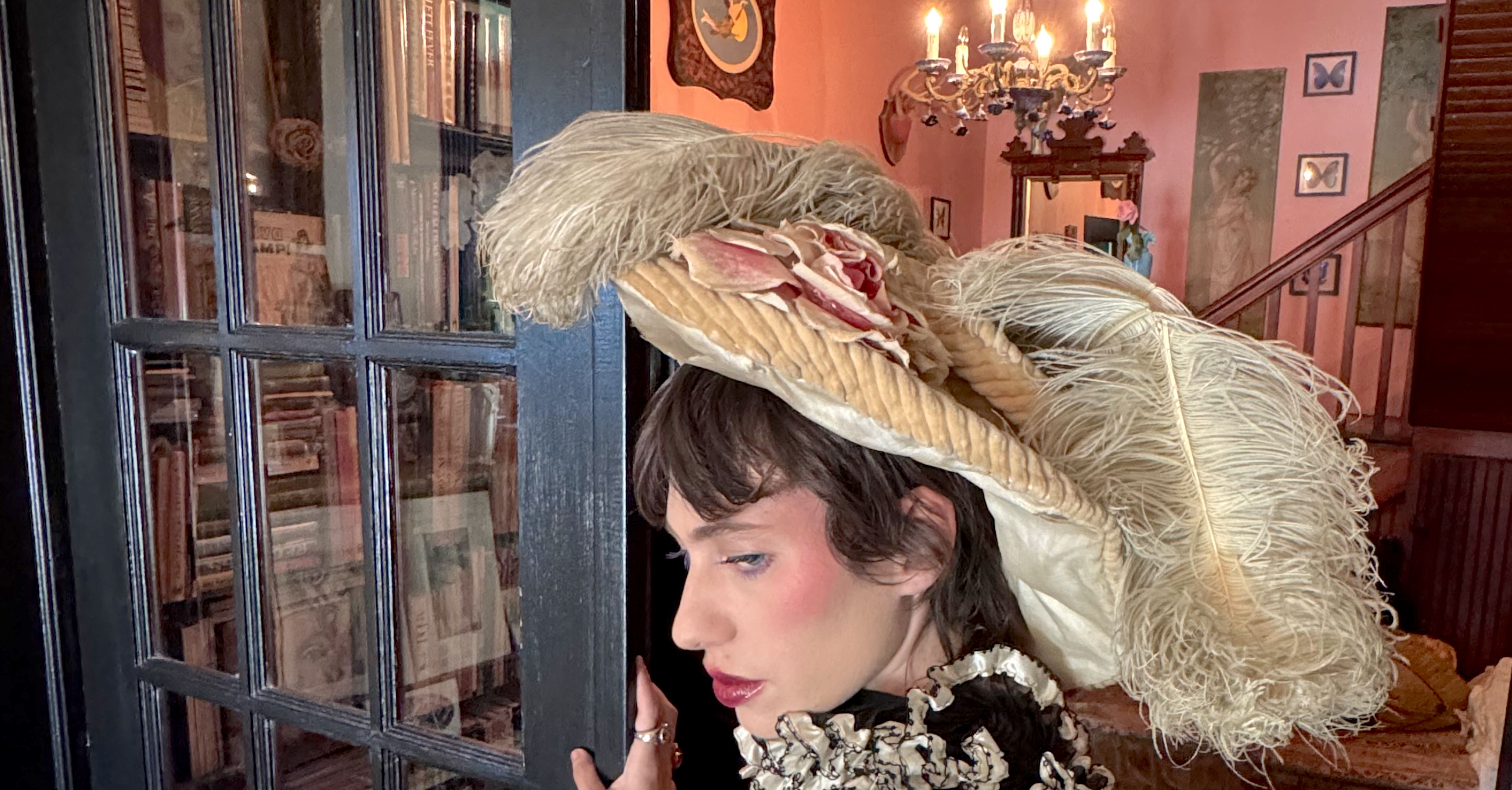 Authentic Gibson Girl Platter Hat
