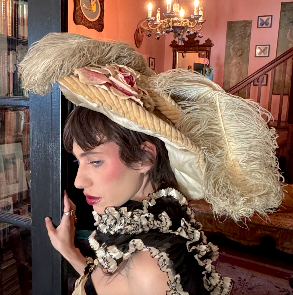 Authentic Gibson Girl Platter Hat