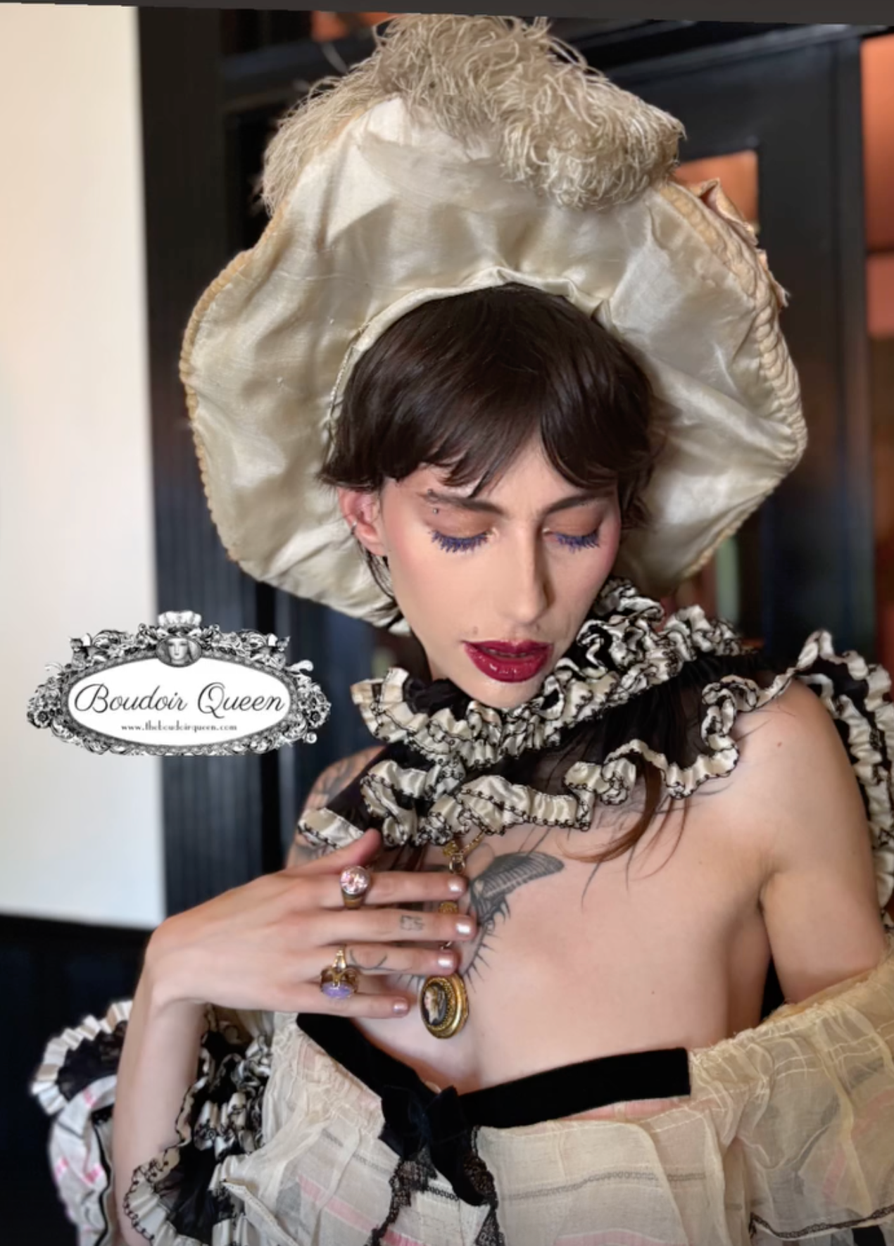 Authentic Gibson Girl Platter Hat