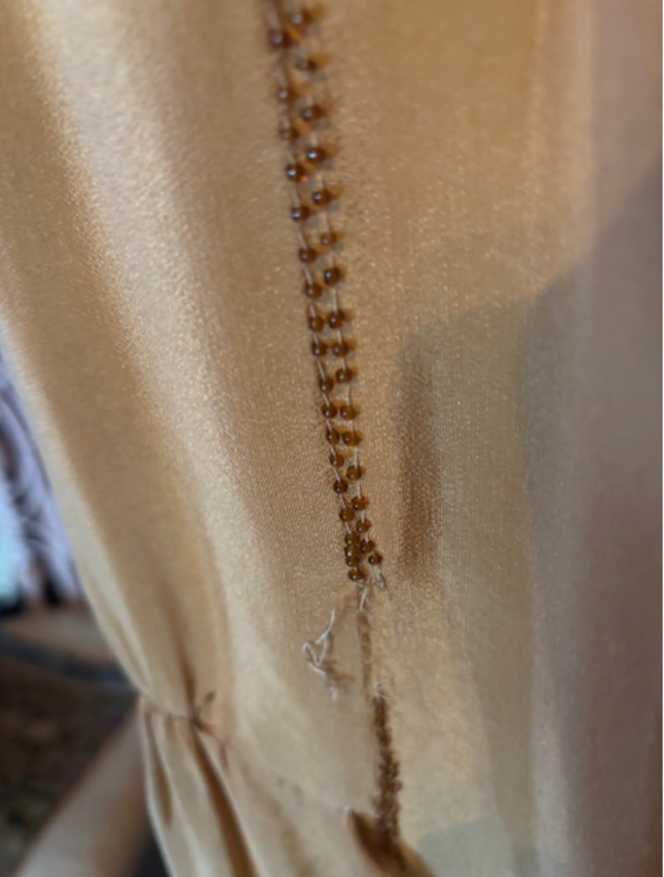 Authentic 1920's Arts and Crafts Beaded Tunic Dress