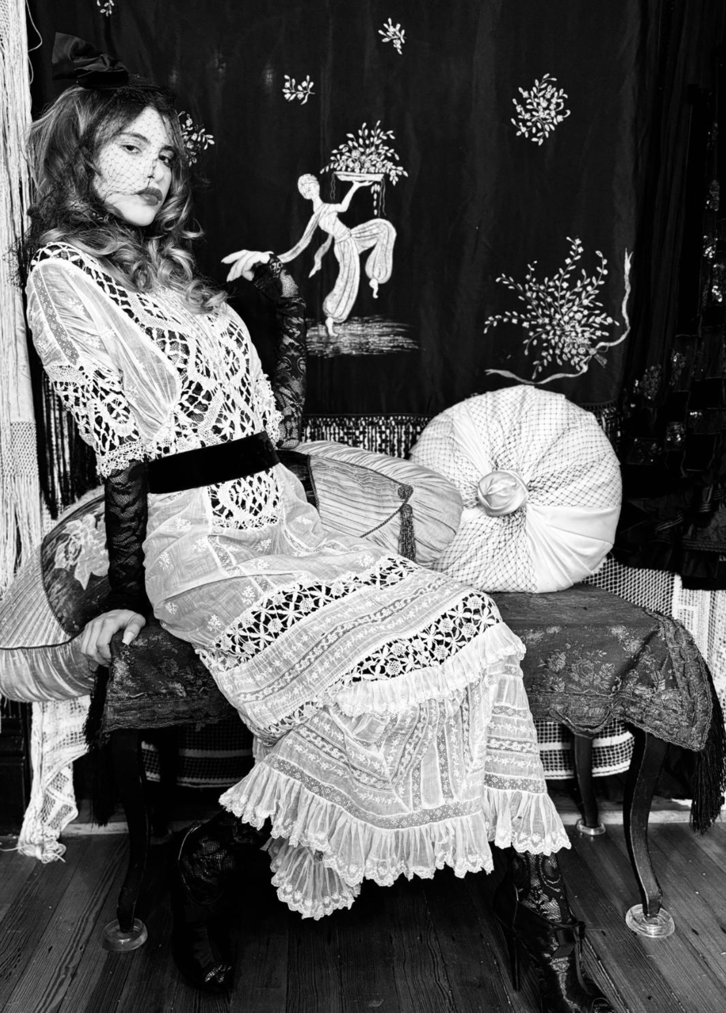 Tatted Edwardian Lawn Gown