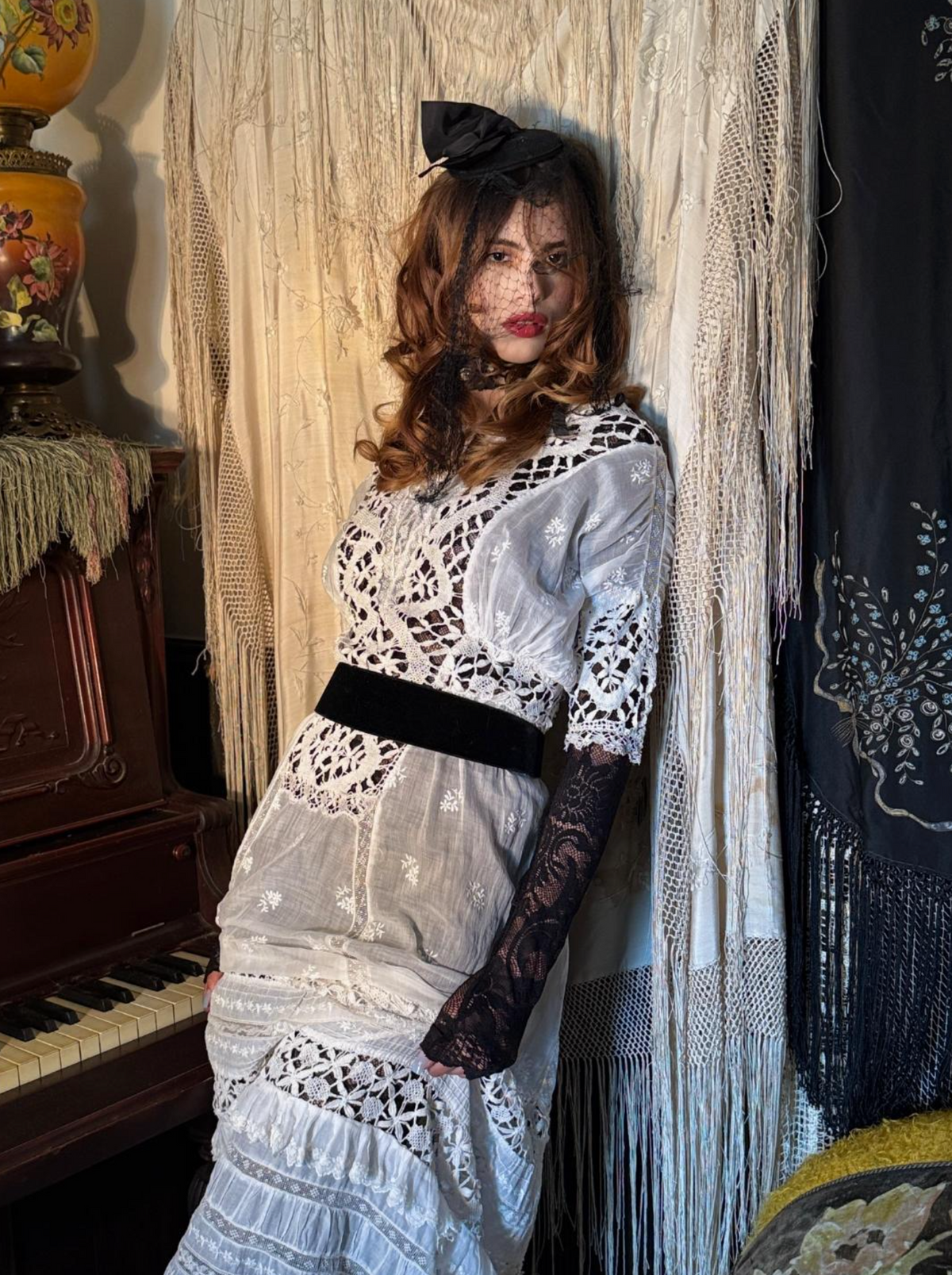 Tatted Edwardian Lawn Gown