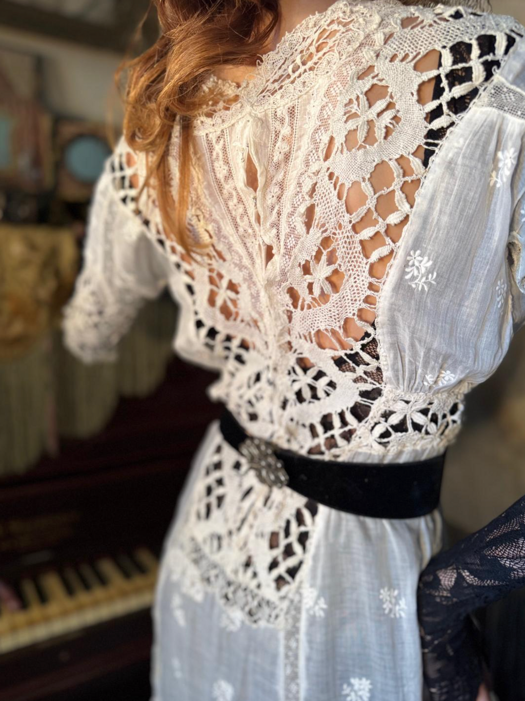 Tatted Edwardian Lawn Gown