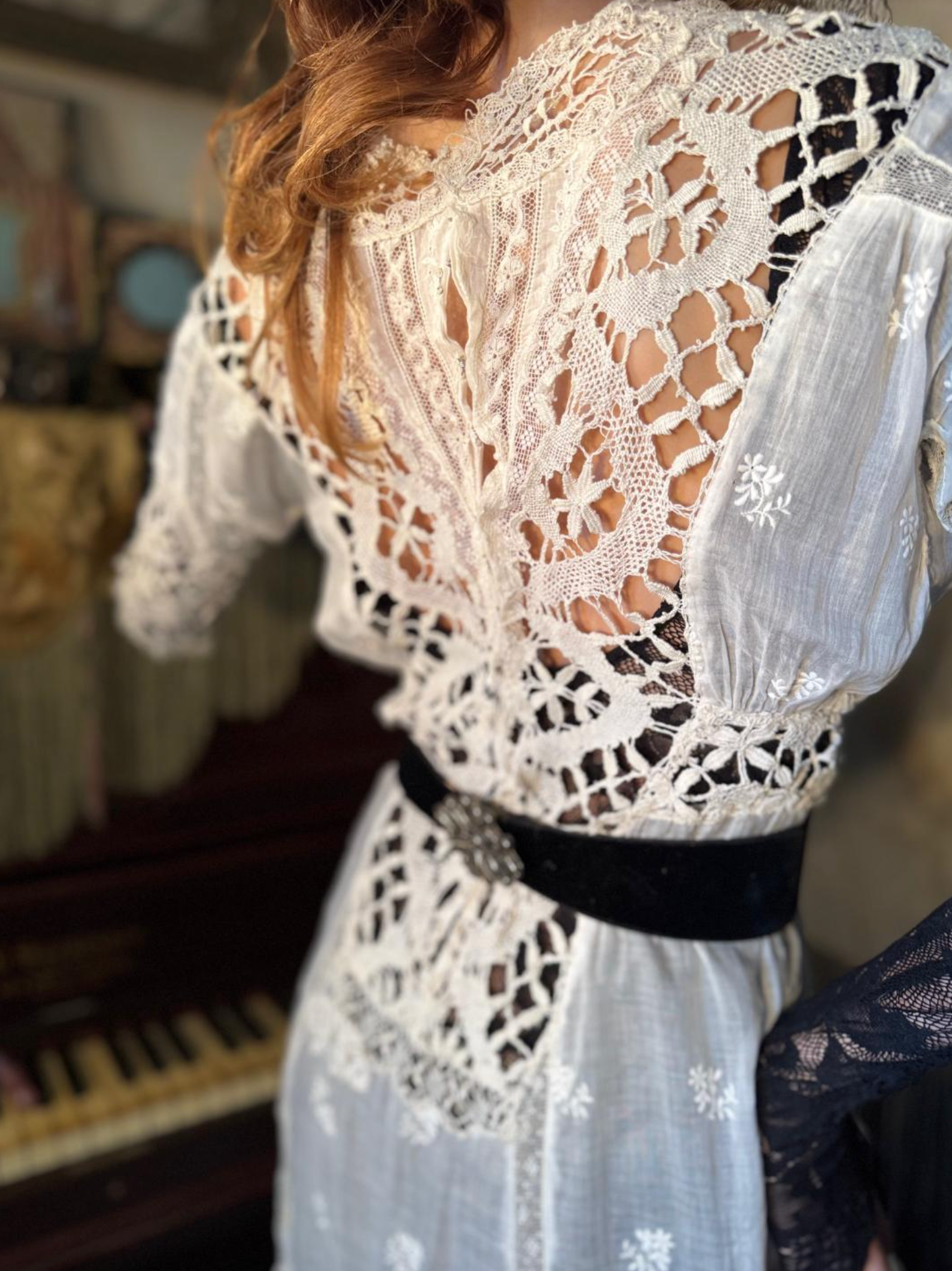 Tatted Edwardian Lawn Gown