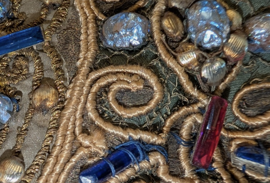 Ottoman Empire region, c.1890–1920 Folk textile headpiece as found