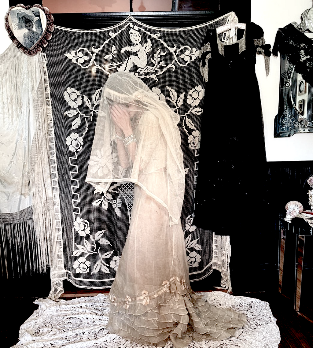 Ghost Skirt 1870's As-Is for Study Display or Costume