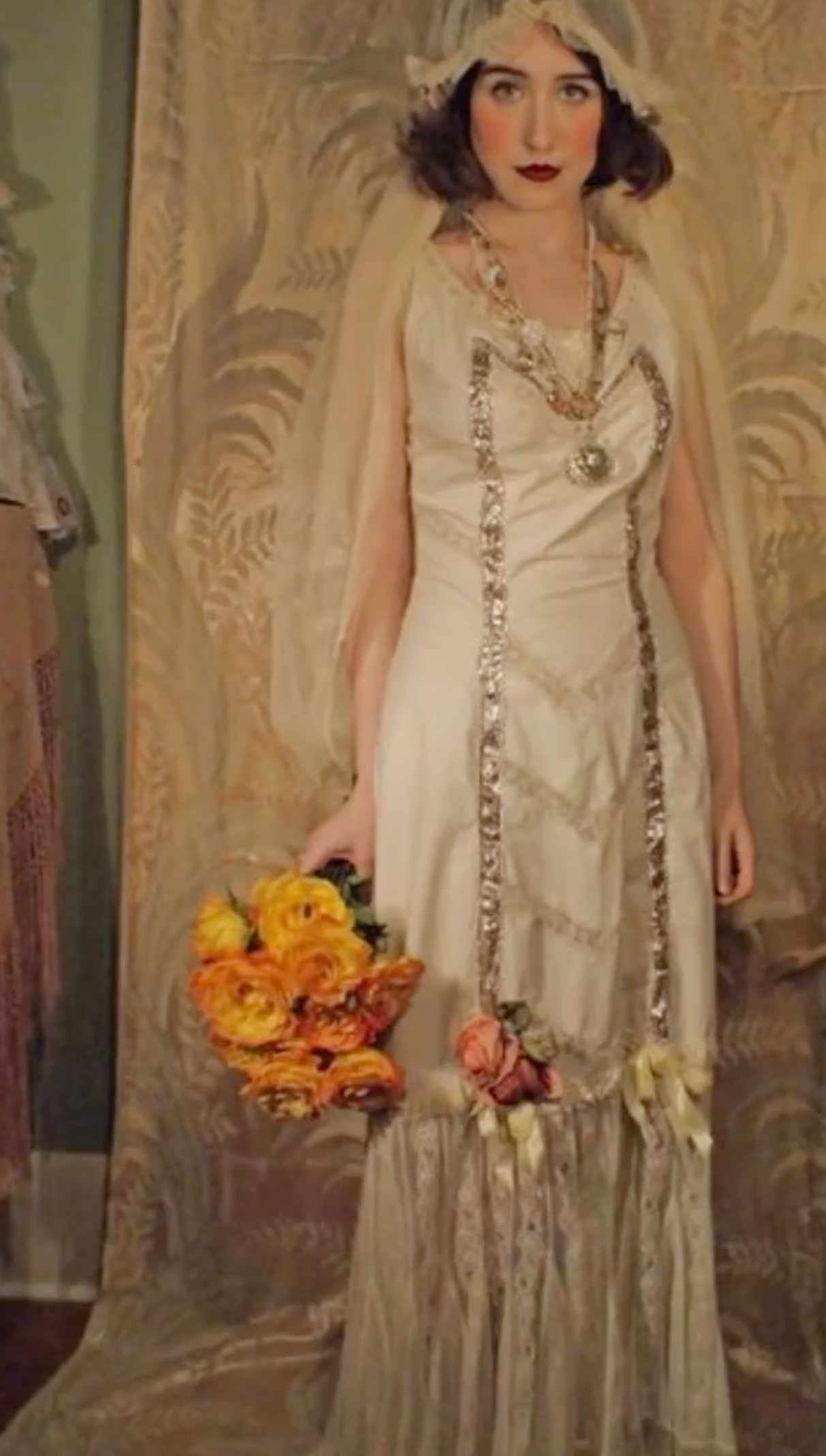 1920's Bridal Veil used in many Boudoir Queen Shoots