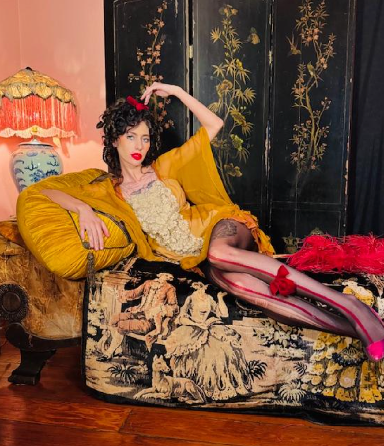 The Valmont Dress Top Hangs Free New Boudoir Queen