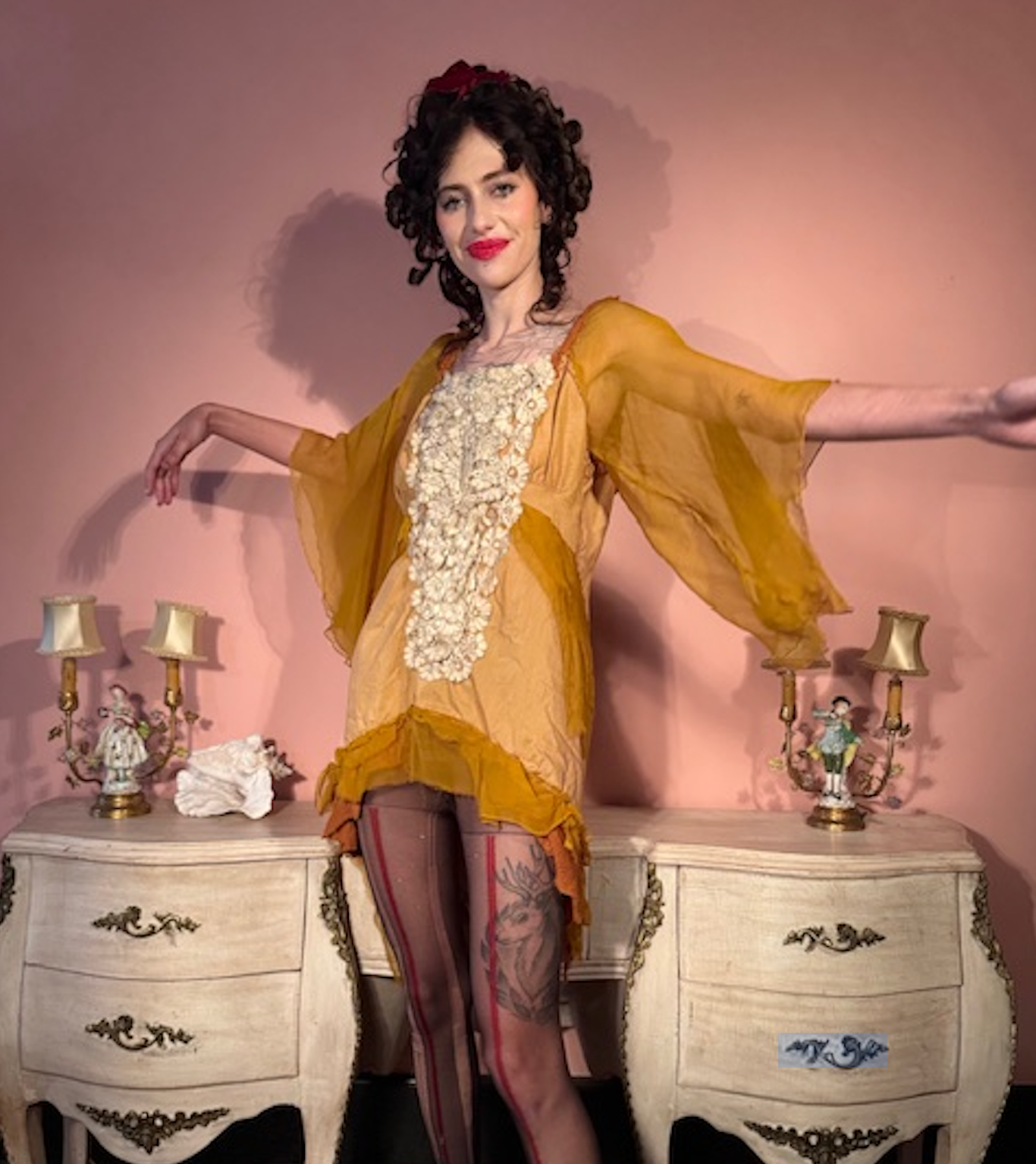 The Valmont Dress Top Hangs Free New Boudoir Queen