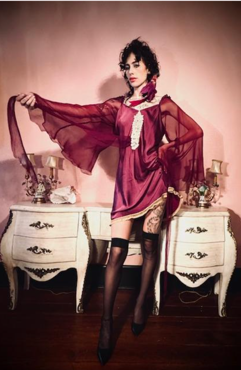 Honey Pie Top or Dress Angel winged Boudoir Queen design