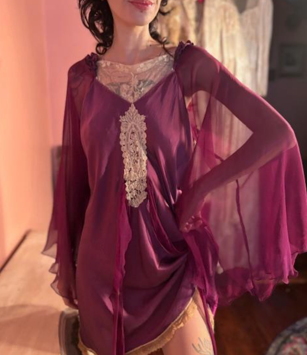 Honey Pie Top or Dress Angel winged Boudoir Queen design