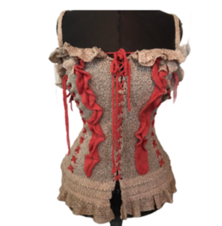 Rare Knit Bustier Madley 2008 Y2k