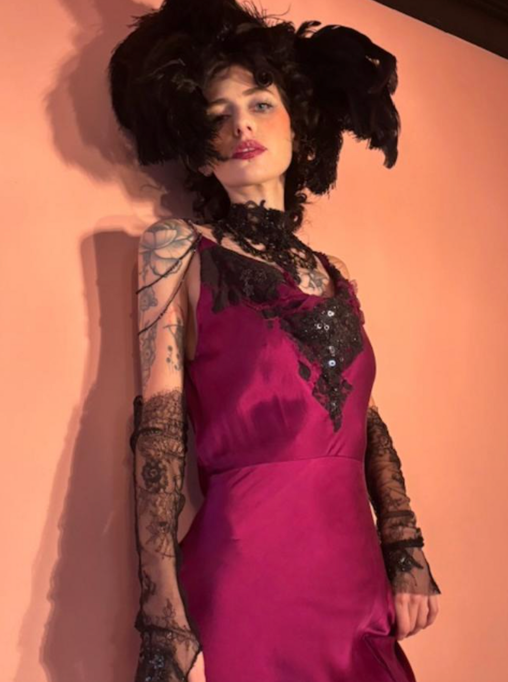 Boudoir Queen Custom Red Carpet Evening Gown Slip Dress