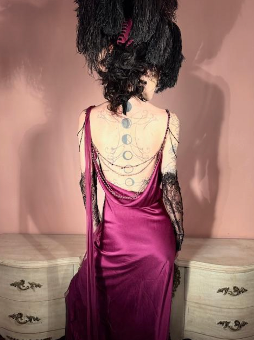 Boudoir Queen Custom Red Carpet Evening Gown Slip Dress