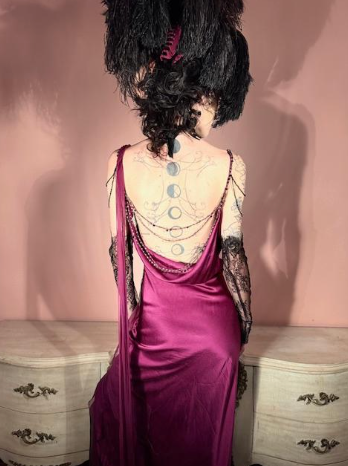 Boudoir Queen Custom Red Carpet Evening Gown Slip Dress