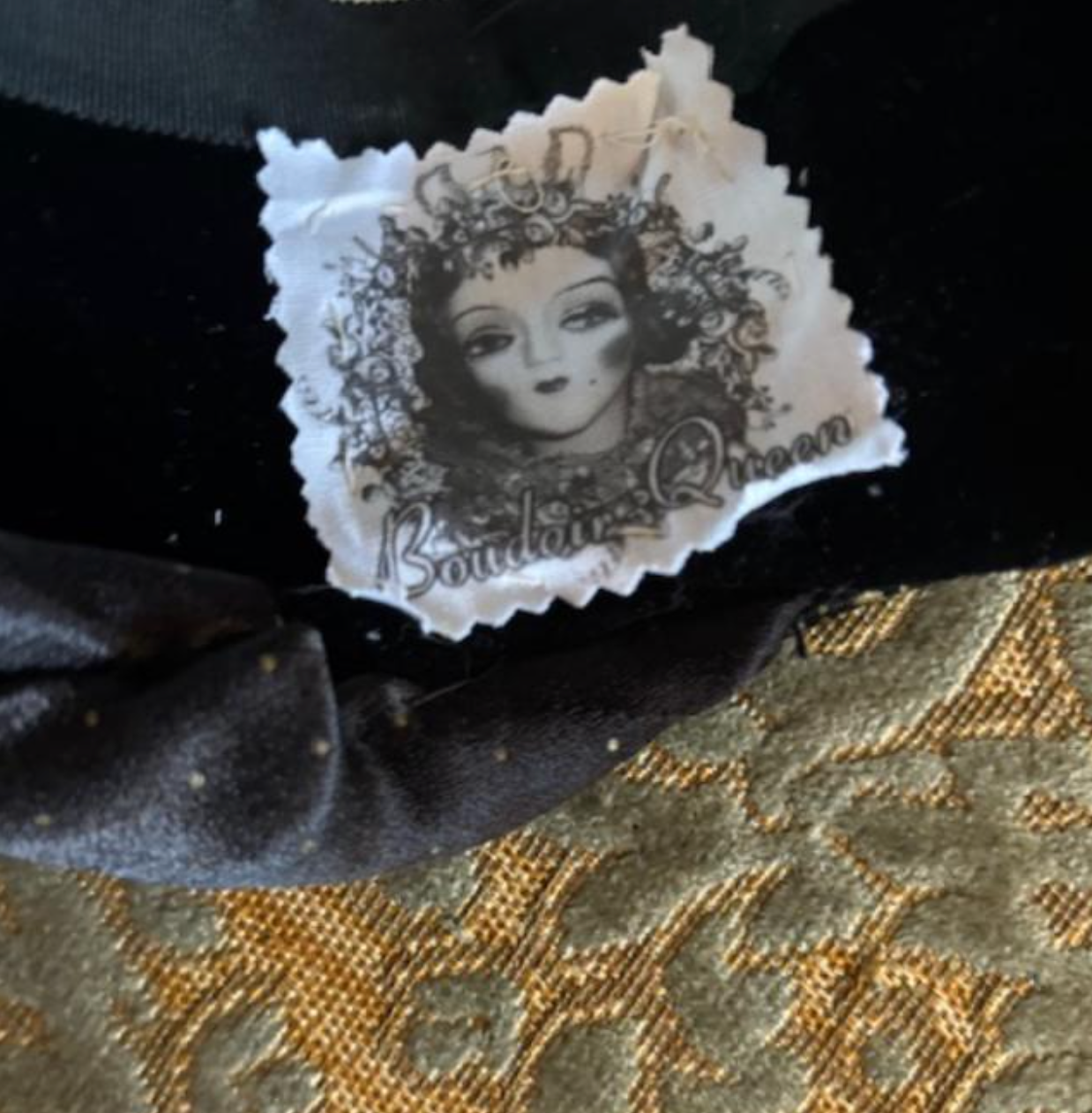 Boudoir Queen Custom Pill Box Turban hat