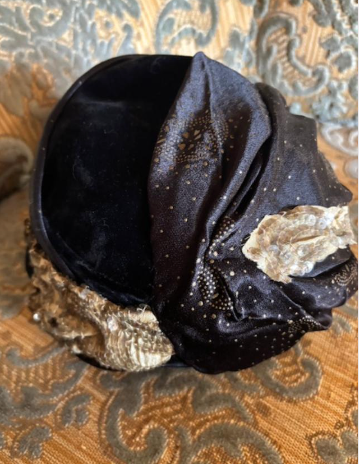 Boudoir Queen Custom Pill Box Turban hat