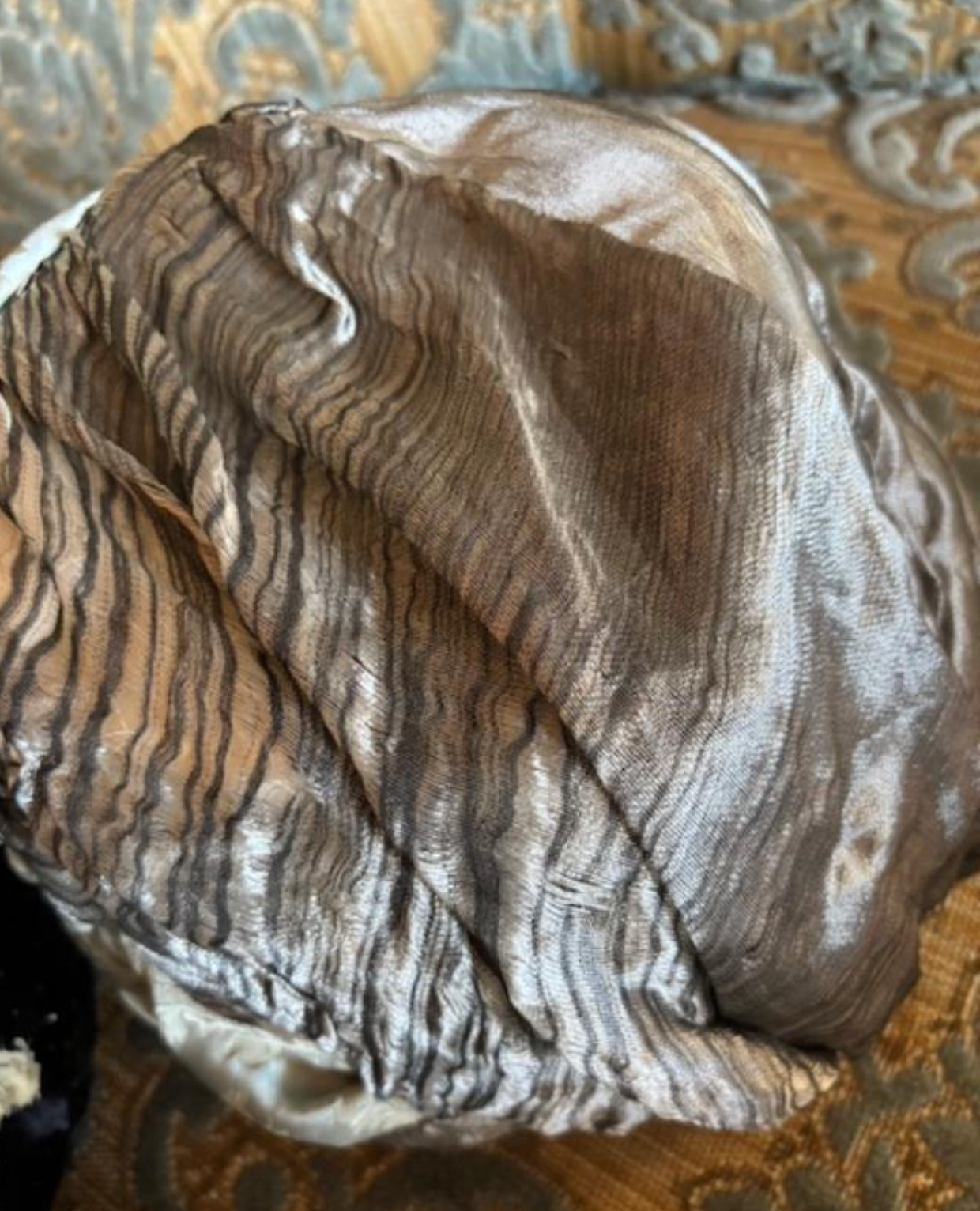 Boudoir Queen Custom Turban Pillbox Hat Sea Foam Green Lovely