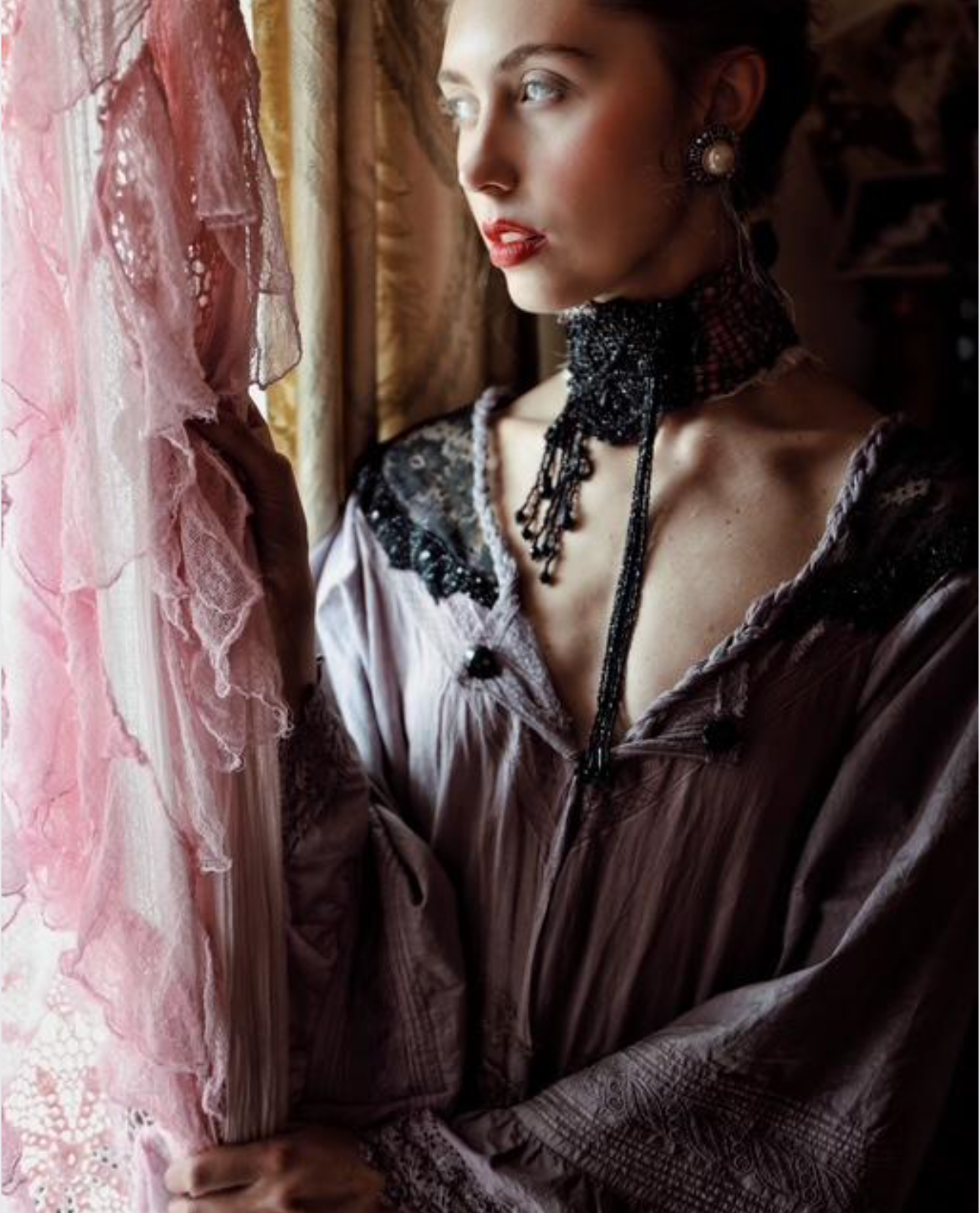 New Listing Lavande Boudoir Queen Petticoat Duster jacket