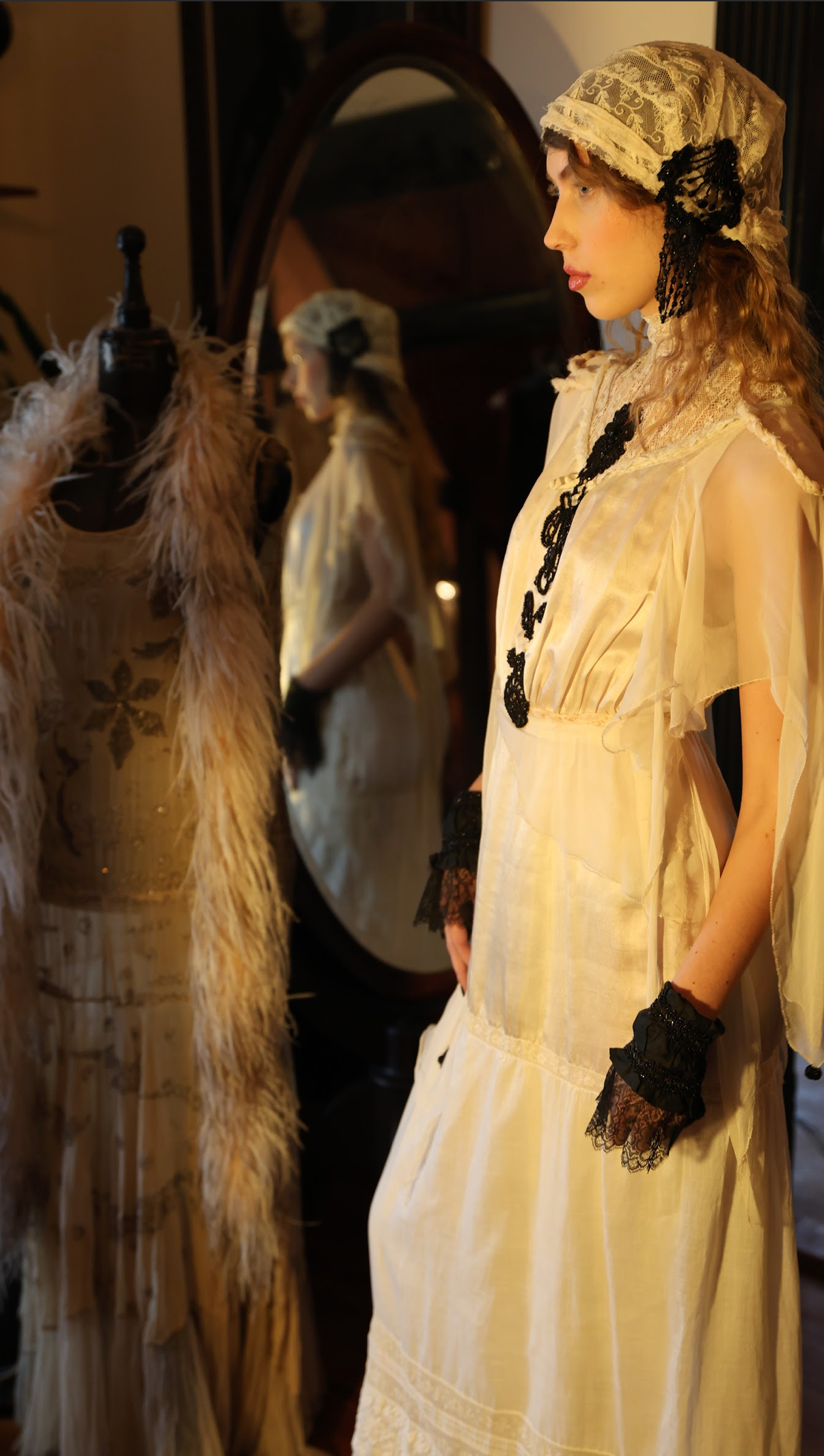 New Boudoir Queen Divine Decadence Bridal or Tea gown
