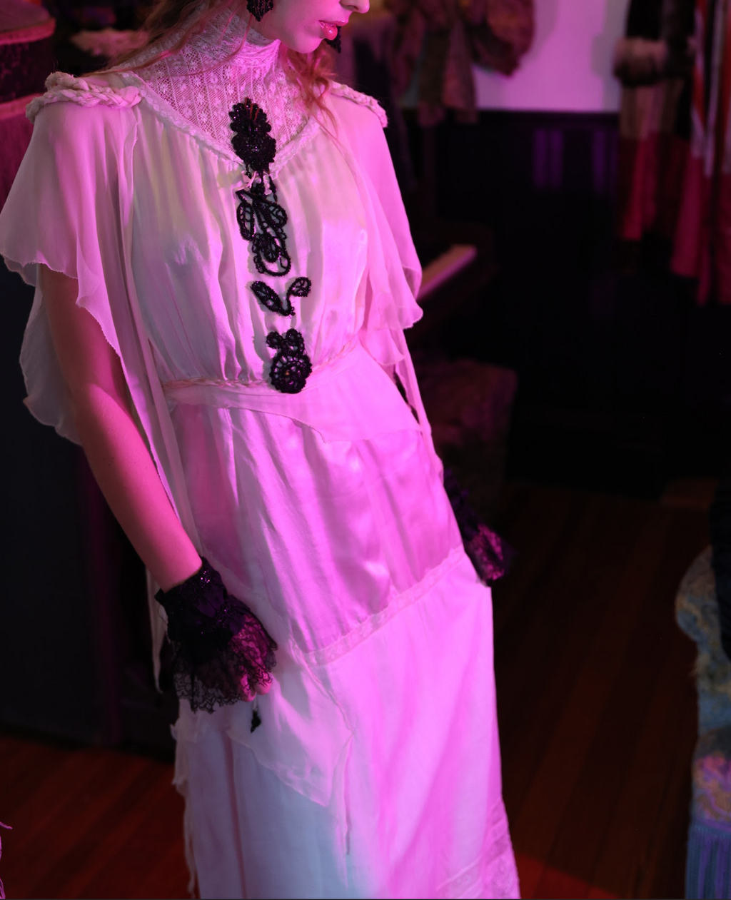 New Boudoir Queen Divine Decadence Bridal or Tea gown