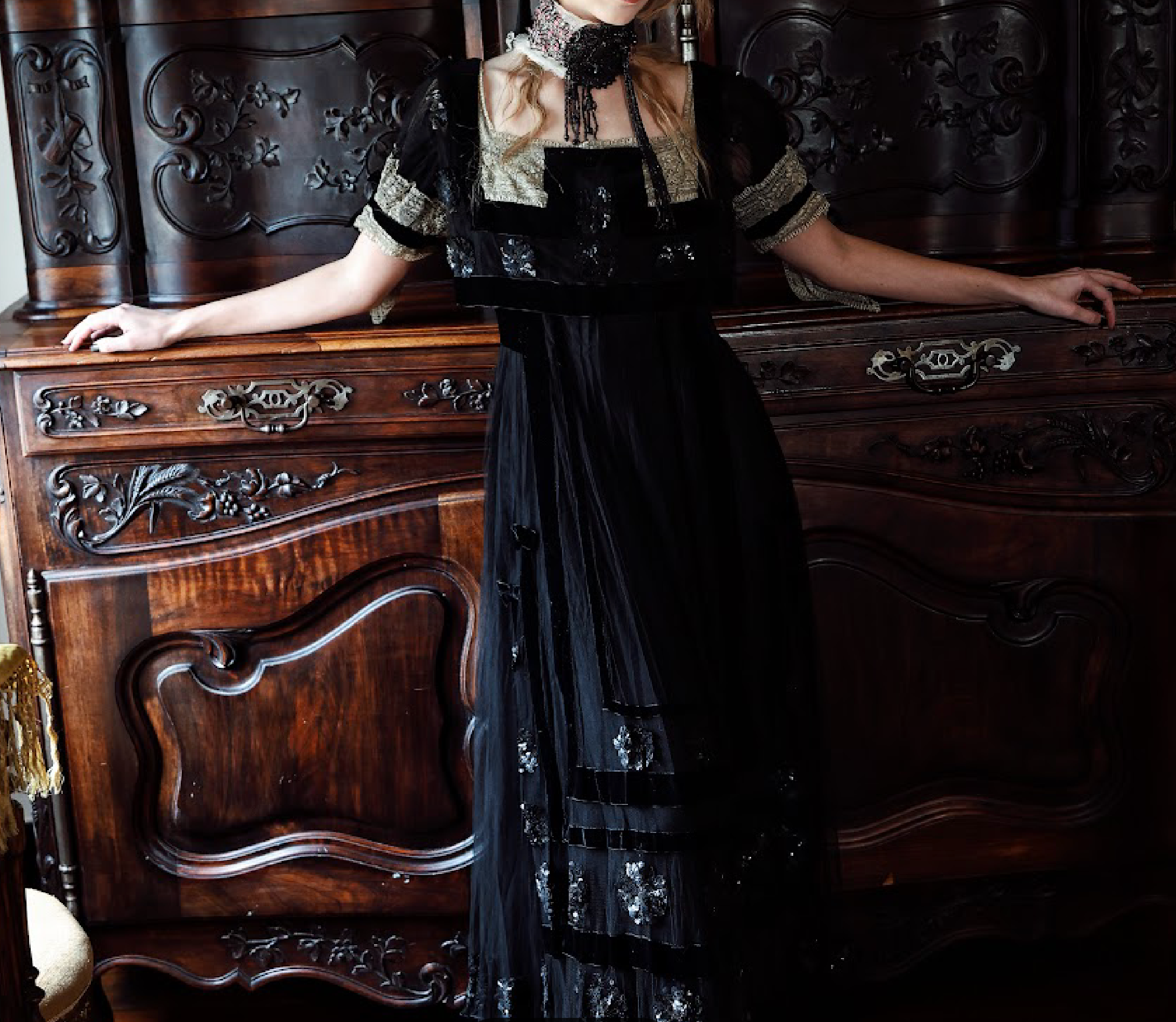 Victoria Princess Cut Ball Gown with Train so much fabulous netting Gel Sequin and lace Stunning!